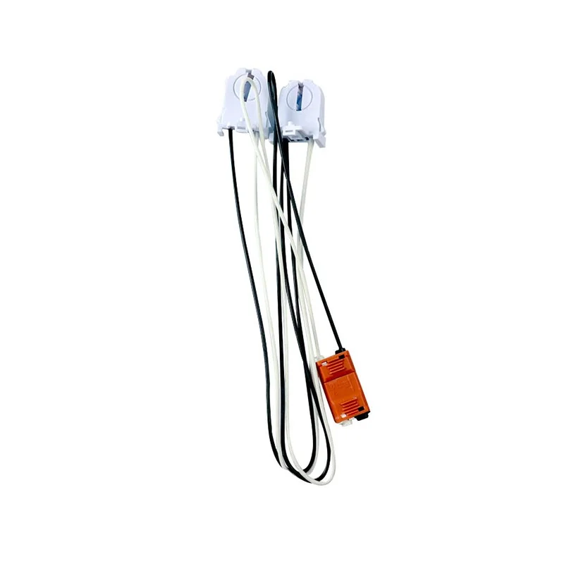 Keystone KT-SOCKET-T8-U-S-1-W 1-Lamp Socket Wiring Harness For T8 LED Tube