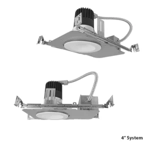 NICOR CDG4138SUS9CLWHMD 4” and 6” Modular LED Downlight