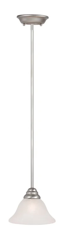 Livex Lighting Brushed Nickel Down Mini Pendant